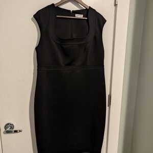 Calvin Klein Black Midi Dress